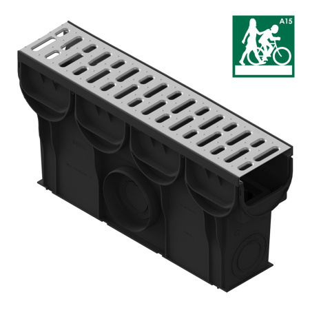 Пескоуловитель пластиковый сборный Basic 500 х 133 х 250 мм Standartpark
