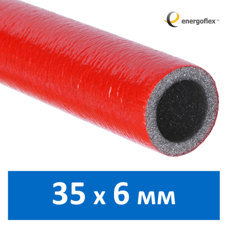 Утеплитель для труб 35 х 6 мм красный Energoflex Super Protect