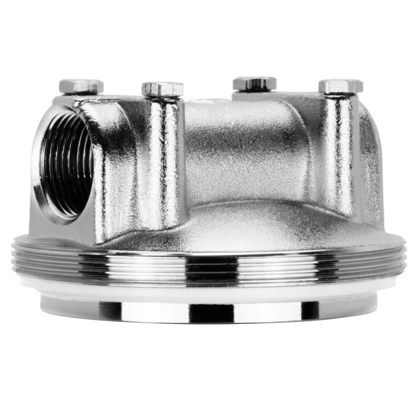 Магистральный фильтр из нержавеющей стали для холодной и горячей воды Аквабрайт 1/2" АБФ-НЕРЖ-12 10SL