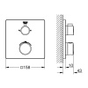 Термостатический смеситель скрытого монтажа для душа Grohe Grohtherm 24079000