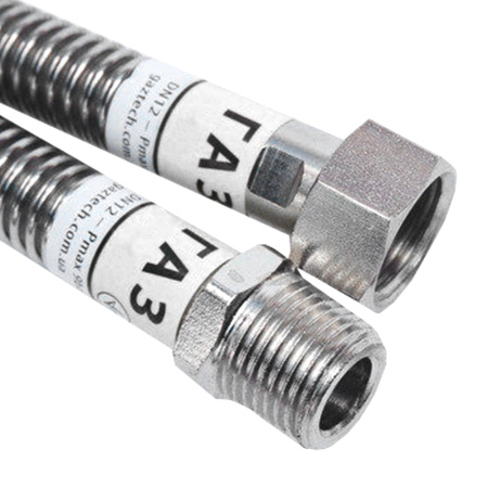 Шланг газовый 2.5 м гайка-штуцер 1/2" DN12 CEMFLEX