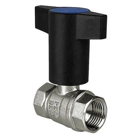 Кран шаровой 1/2" ВР/ВР с Т-образной ручкой (синий) VALFEX