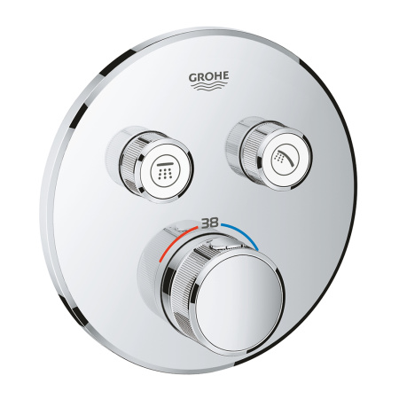 Термостатический смеситель скрытого монтажа для ванны/душа Grohe Grohtherm SmartControl 29119000