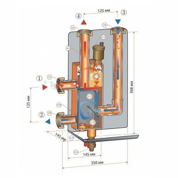 Гидравлический разделитель (гидрострелка) 1 1/2" ZEISSLER/TIM NHK0106 (50 кВт) Гидравлический разделитель (гидрострелка) 1 1/2" ZEISSLER/TIM NHK0106 (50 кВт)