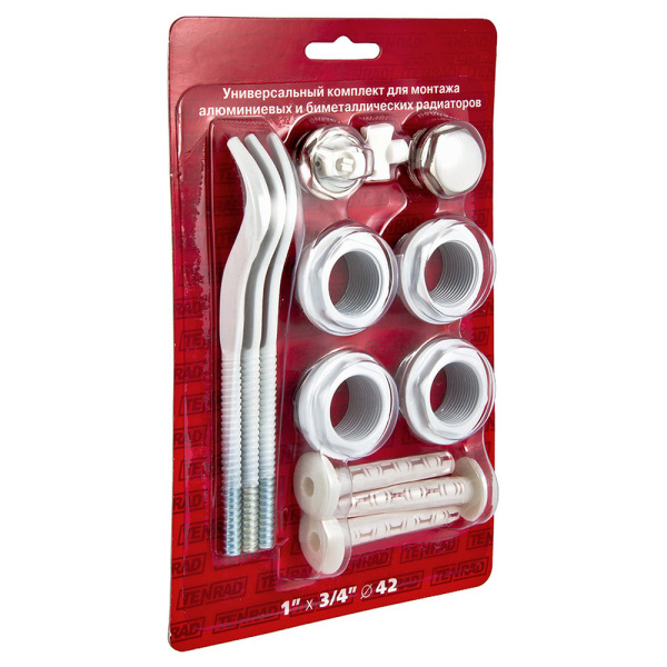 Комплект футорок 3/4" с креплением для монтажа радиаторов SMS