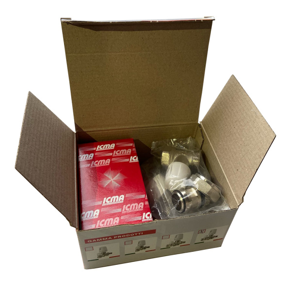 Комплект термостатический 1/2" прямой, арт. 82KITPAD061101 ICMA Комплект термостатический 1/2" прямой, арт. 82KITPAD061101 ICMA