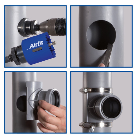 Врезка в трубу Airfit DN 125/90 мм