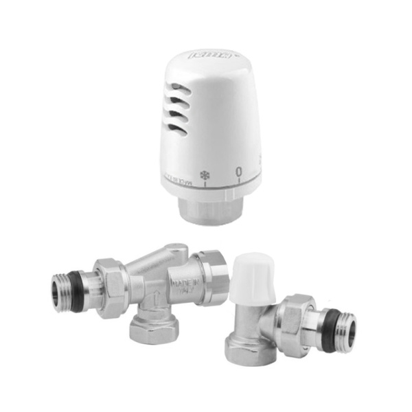 Комплект термостатический 1/2" осевой угловой, арт. 82KITNAD061100 ICMA Комплект термостатический 1/2" осевой угловой, арт. 82KITNAD061100 ICMA