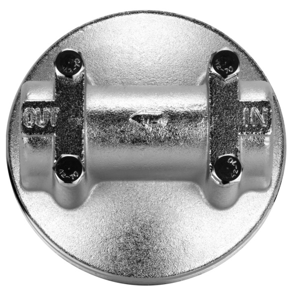 Магистральный фильтр для холодной и горячей воды из нержавеющей стали Аквабрайт 3/4" АБФ-НЕРЖ-34 10SL