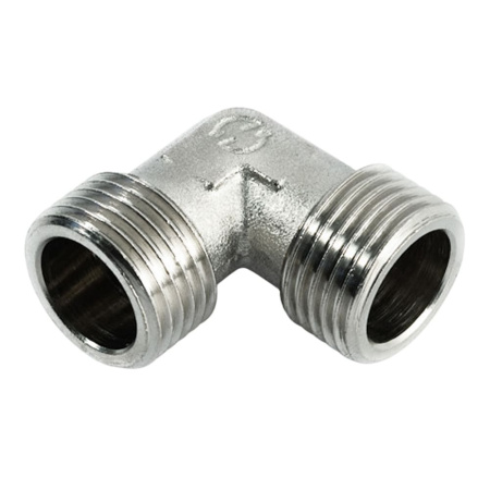 Угол НР 1/2" латунный никелированный General Fitings
