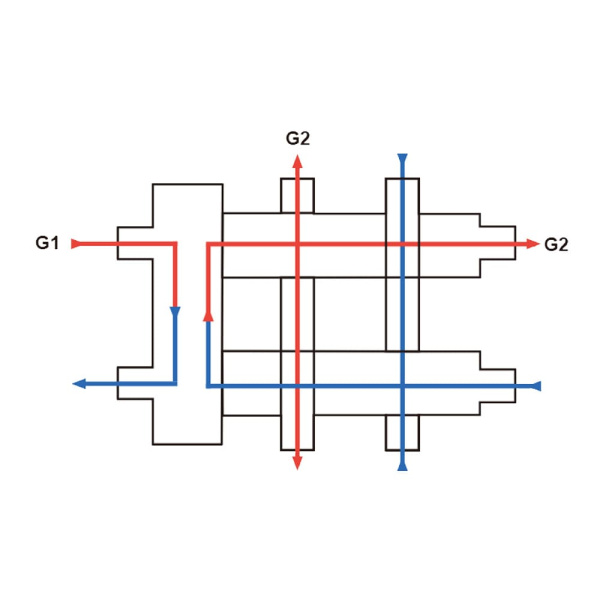 Гидравлический разделитель с коллектором на 3 контура (М3) в теплоизоляции, ZEISSLER