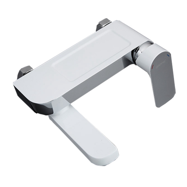 Смеситель для ванны Gappo Noar G3248 белый хром