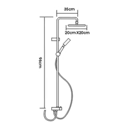 Душевая система Frap F2405 хром