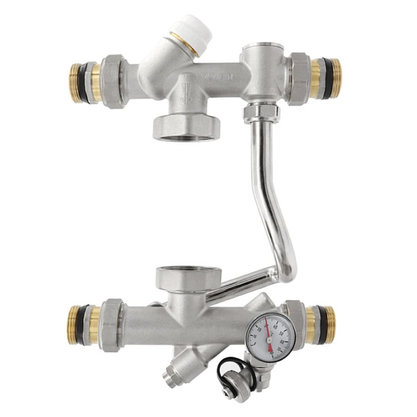 Насосно-смесительный узел для теплого пола (20-60°С, Kvs 4.5) без насоса, VIEIR