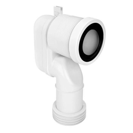 Колено для унитаза 90° х 110 мм, L 278 мм, с манжетой McALPINE WC-CON8EXT-BTW