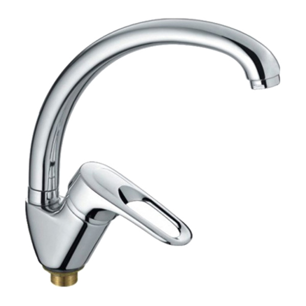 Смеситель для кухонной мойки Frap F4104-2 высокий хром