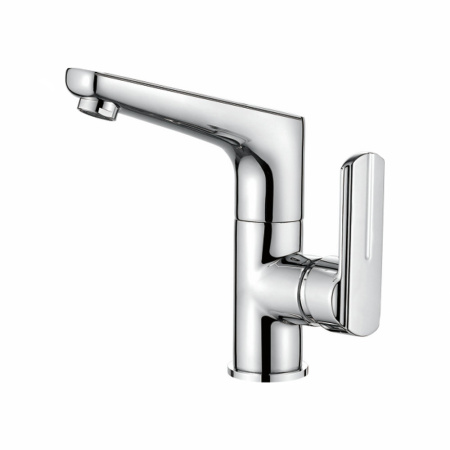 Смеситель для умывальника Ledeme L1066 высокий поворотный хром