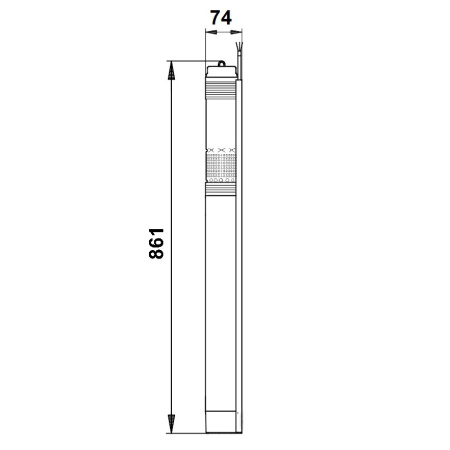 Насос скважинный Grundfos SQ 2-100