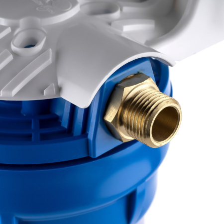 Магистральный фильтр Гейзер 1П 1/2" SL10 прозрачный