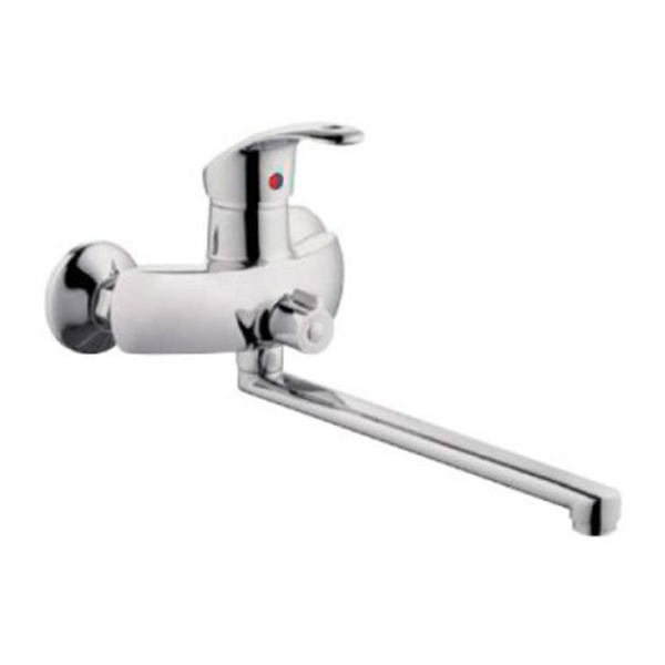 Смеситель для ванны Frap F2221 с длинным изливом хром