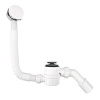 Сифон для ванны McALPINE HCN2600CC-15MM-WH белый, с наполнением через перелив