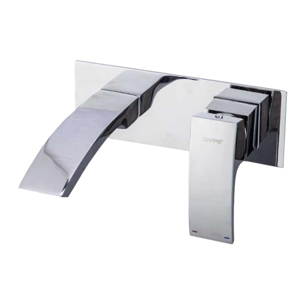 Смеситель для умывальника Gappo Jacob G1007-2 встроенный хром