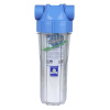 Магистральный фильтр для очистки воды 1/2" ВН 10SL AquaFilter FHPR12-HP1 усиленный с картриджем