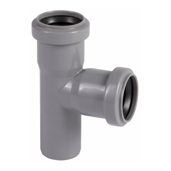 Тройник для внутренней канализации 40 х 40 мм 88° Wavin Тройник для внутренней канализации 40 х 40 мм 88° Wavin