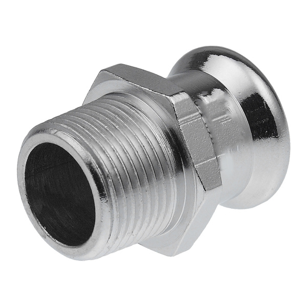 Пресс ниппель 28 х 1" наружная резьба KAN-therm Inoх нержавеющая сталь