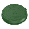 Люк легкий канализационный 3.0 т Plastkraft (Сандкор) зеленый