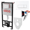 Инсталляция для унитаза Alcadrain (Alcaplast) AM101/1120 с белой кнопкой M570