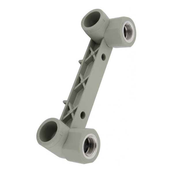 Угол ПП с креплением 20 х 1/2" ВР для смесителя Aquapipe