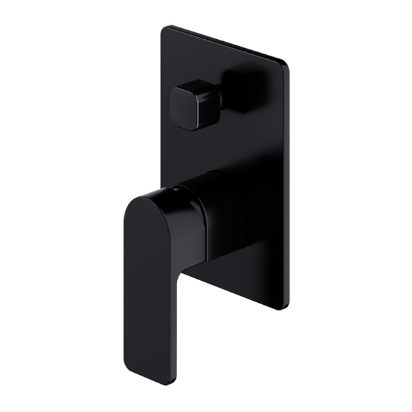 Смеситель для ванны скрытого монтажа Omnires Baretti BLACK BA7835BL черный