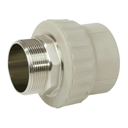 Муфта под ключ 50 х 1 1/2" НР серая VALFEX