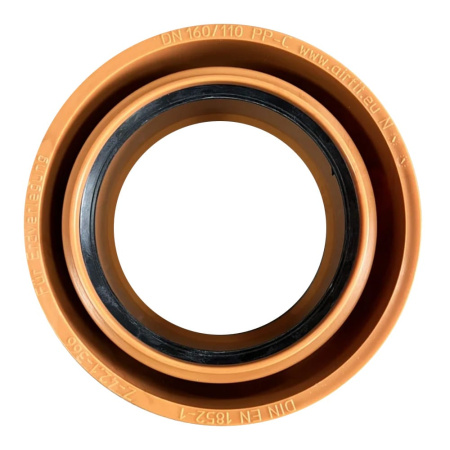 Переходник DN 160/110 мм наружный для срезанной трубы Airfit Переходник DN 160/110 мм наружный для срезанной трубы Airfit