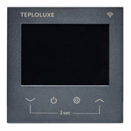 Терморегулятор электронный Pontus wi-fi Черный Spase (программируемый), Теплолюкс