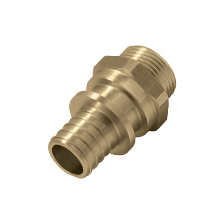 Ниппель латунный 25 х 3.5 х 1/2" наружная резьба KAN-therm