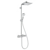Термостатическая душевая система Hansgrohe Crometta E 240 1jet Showerpipe 27271000