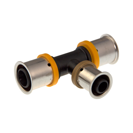 Пресс тройник 32 х 3.0 х 16 х 2.0 х 32 х 3.0 KAN-Therm