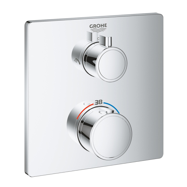 Термостатический смеситель скрытого монтажа для душа Grohe Grohtherm 24079000 Термостатический смеситель скрытого монтажа для душа Grohe Grohtherm 24079000
