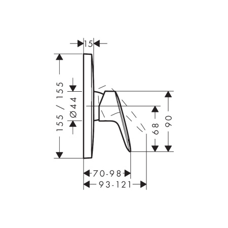 Смеситель для душа Hansgrohe Logis 71605000