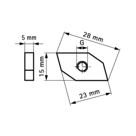 Канальная гайка М8 651А WM0-35 Walraven BIS