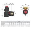Сепаратор воздуха Flamco XStream Vent DN32, 1 1/4" F Сепаратор воздуха Flamco XStream Vent DN32, 1 1/4" F