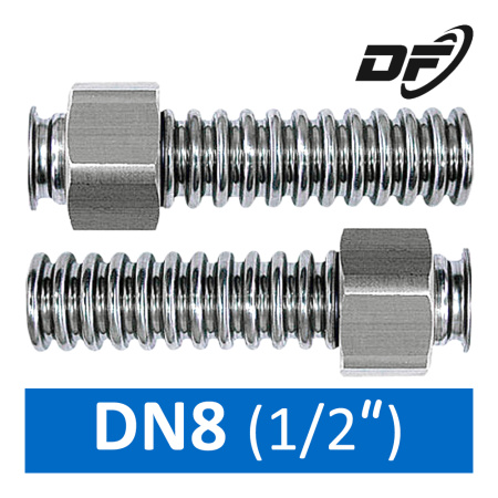 Шланг водопроводный DN8 Джем-Флекс 50 см гайка-гайка 1/2"