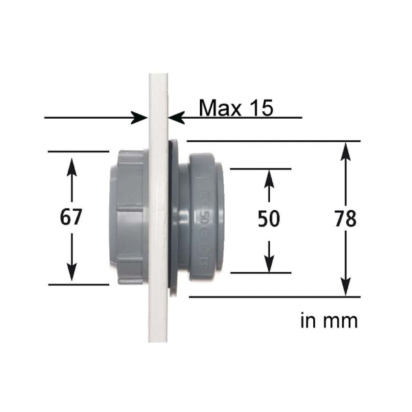Врезка резьбовая DN 50 Airfit