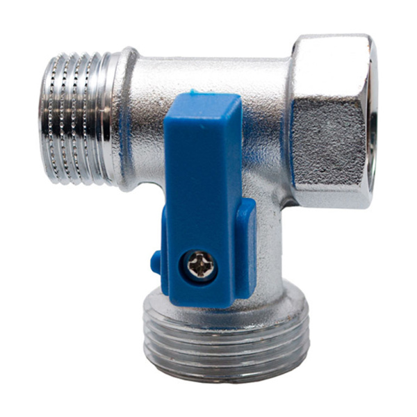 Кран шаровой трехпроходной 1/2"НР х 3/4"НР х 1/2"ВР Fornara Кран шаровой трехпроходной 1/2"НР х 3/4"НР х 1/2"ВР Fornara