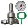 Регулятор давления 1/2" НР/ВР с боковым манометром и американкой Millennium