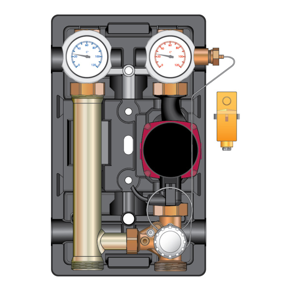 Насосная группа Meibes Design D-MTV 1" без насоса