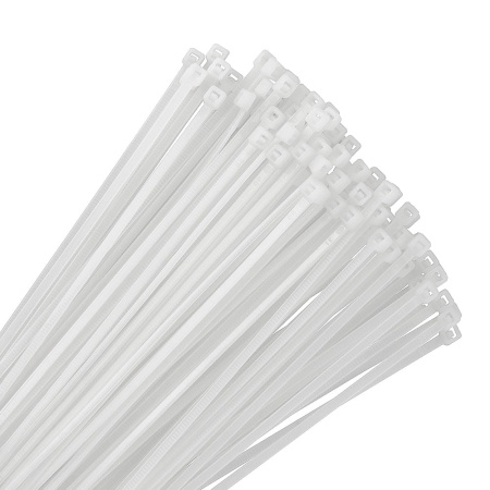 Хомут-стяжка 3.6 х 150 мм белый (100 шт в уп.) Россия