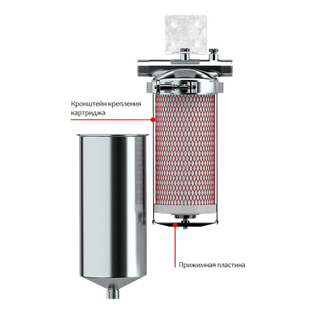 Магистральный фильтр для очистки горячей воды 1" Гейзер-Тайфун 20ВВ без картриджа Магистральный фильтр для очистки горячей воды 1" Гейзер-Тайфун 20ВВ без картриджа